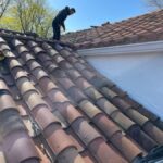 Project : Terracotta Clay Tiles,roof leak,flushing.